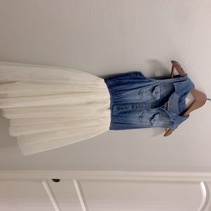 girl’s denim dress
